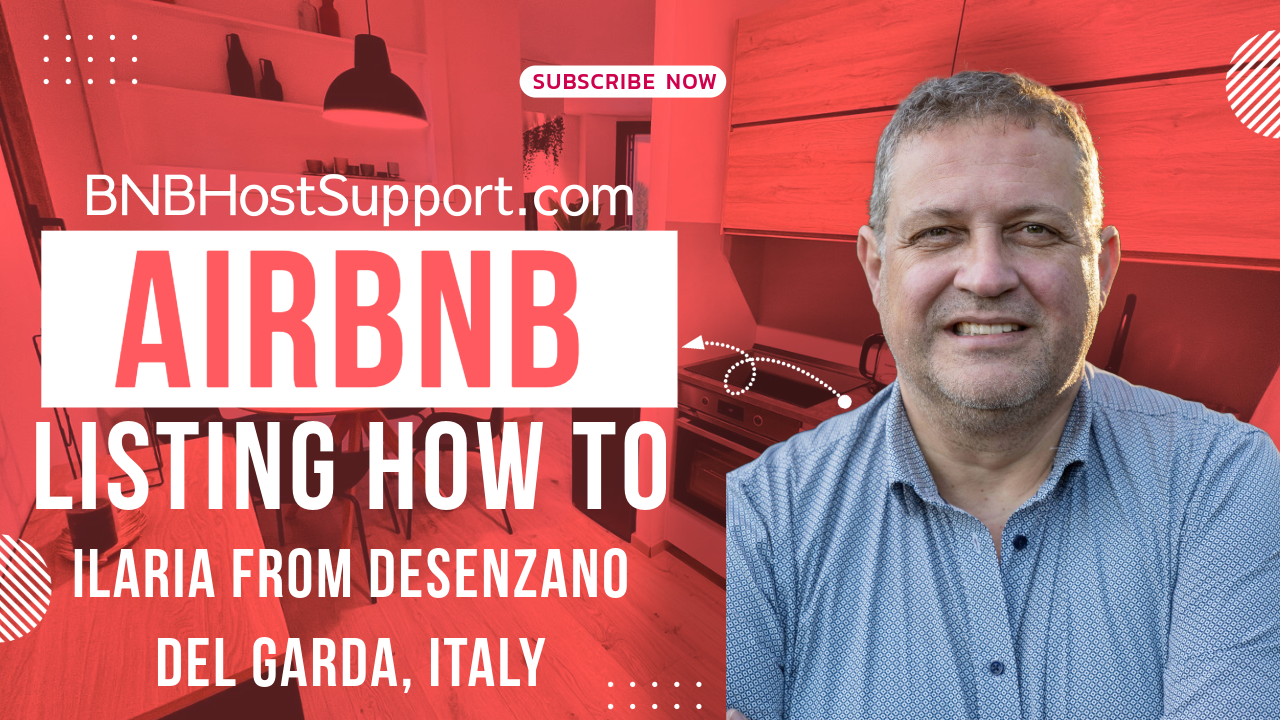 Coaching Blog S1 Episode 48 - Mark's Expert Tips: Enhancing Your Airbnb Listing - Ilaria from Desenzano del Garda, Italy, Masterclass