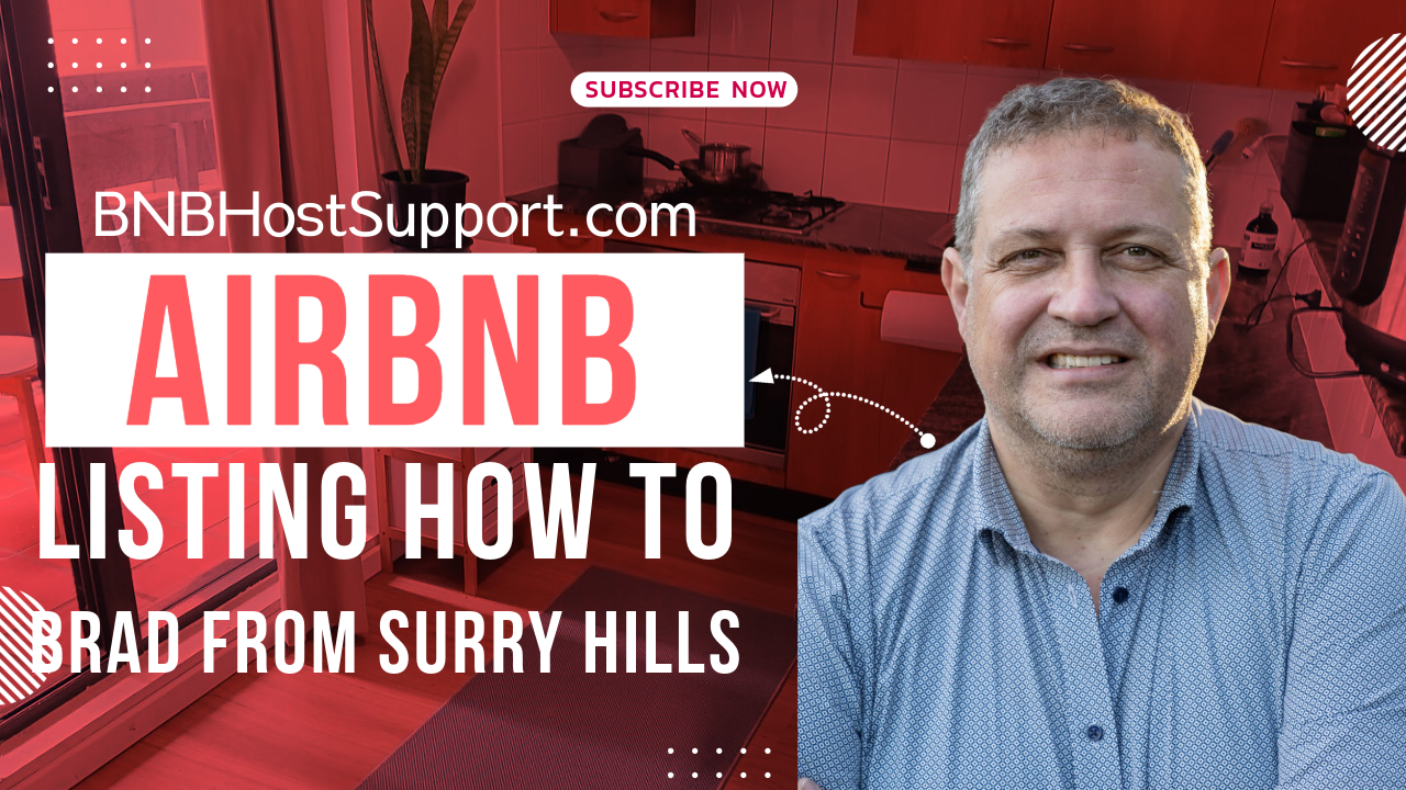 Coaching Blog S1 Episode 50 - Mark's Expert Tips: Enhancing Your Airbnb Listing - Brad from Surry Hills NSW, Masterclass
