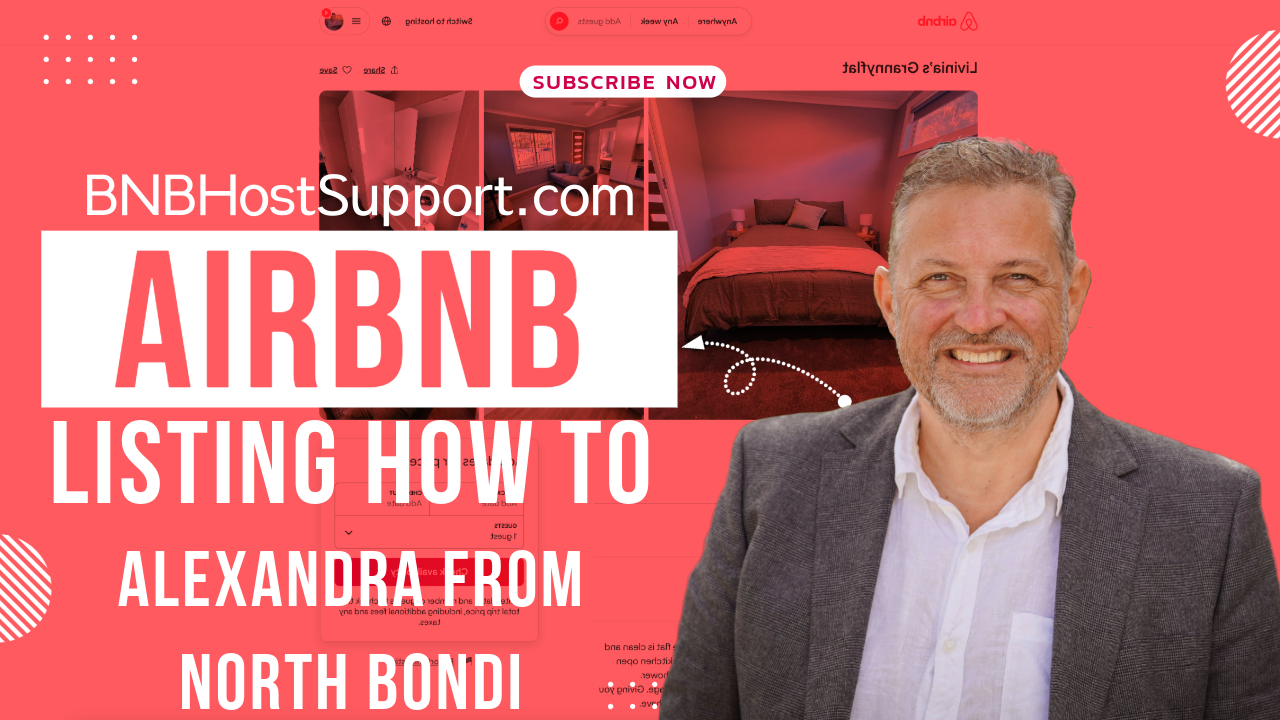 Coaching Blog S1 Episode 57 - Mark's Expert Tips: Enhancing Your Airbnb Listing - Alexandra from North Bondi NSW, Masterclass